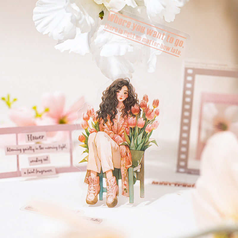 Sticker Bag – Freeze Frame Beautiful Series Retro Character Border, 6 Options - ViktaShop