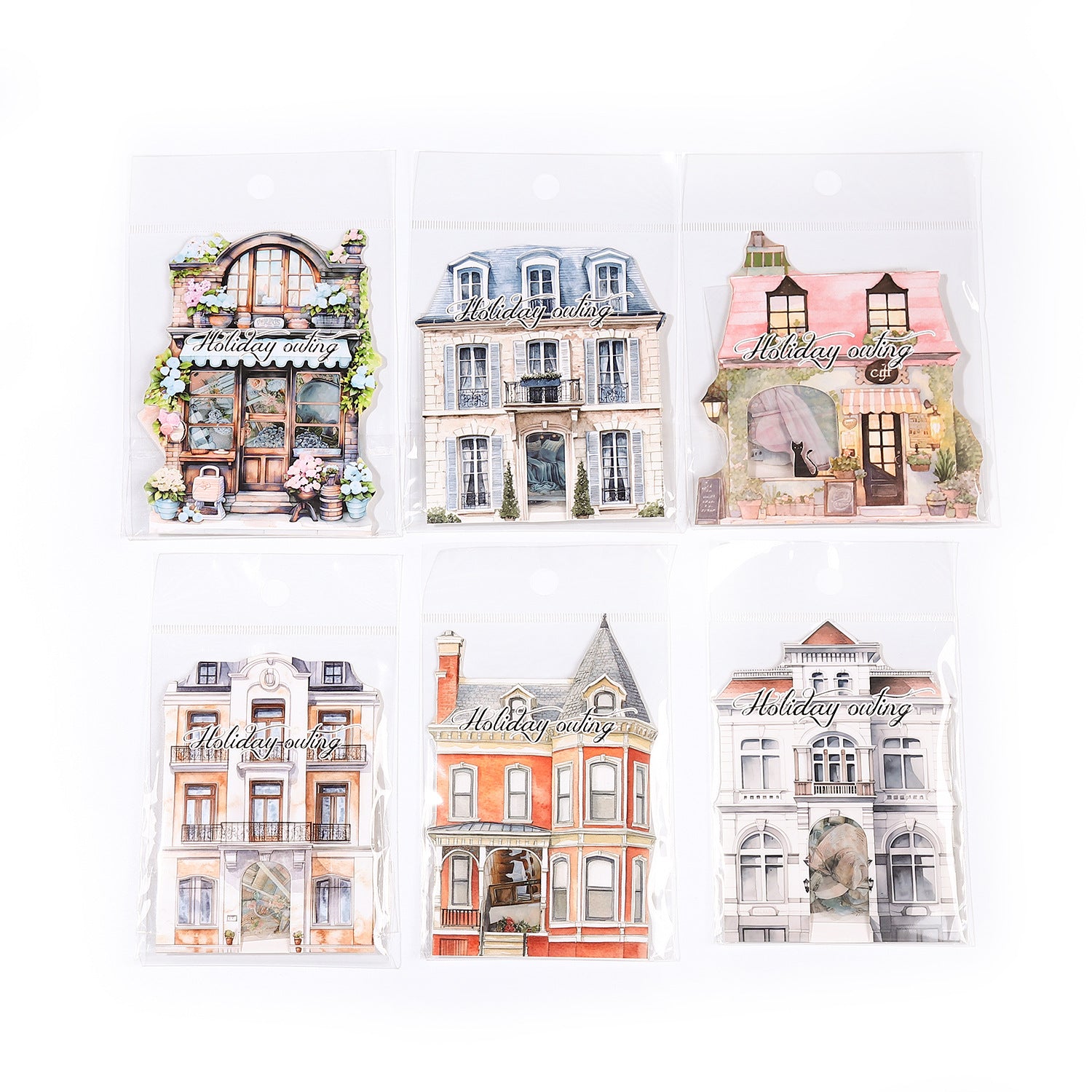 Holiday Travel PET Stickers, 6 Options - ViktaShop