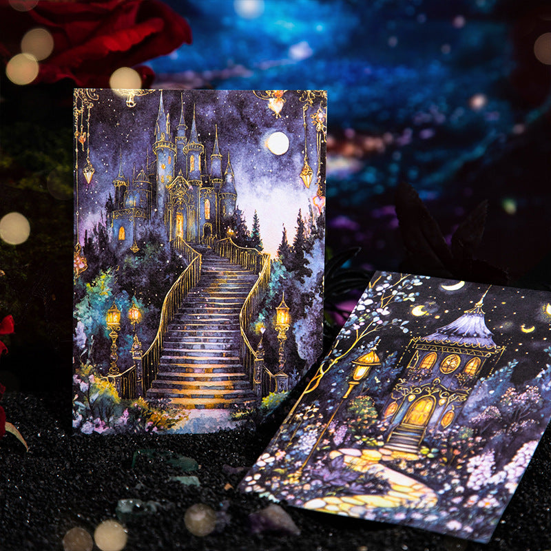 Beautiful Day Starry Night Stickers – Dark Magic Series, 6 Options - ViktaShop