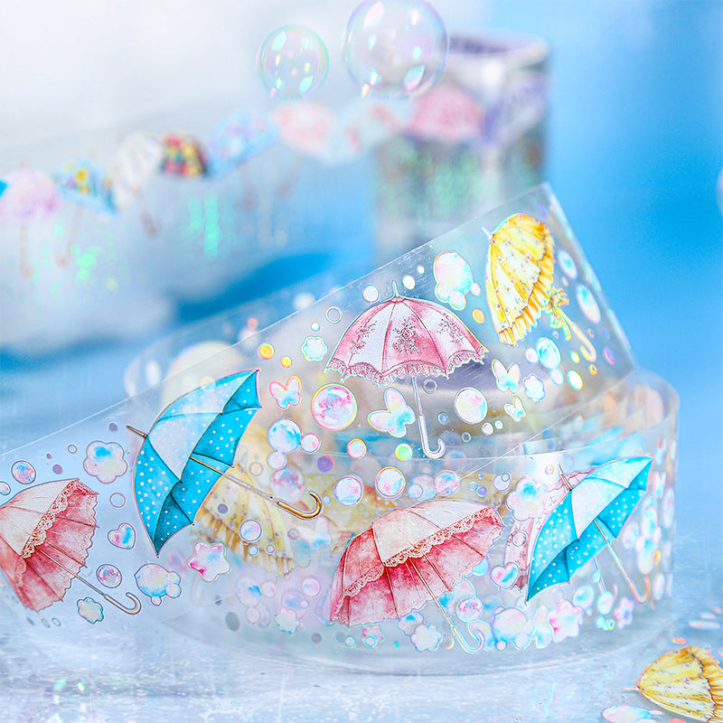 Umbrella Time PET Tape – Laser Silver Series, 6 Options - ViktaShop