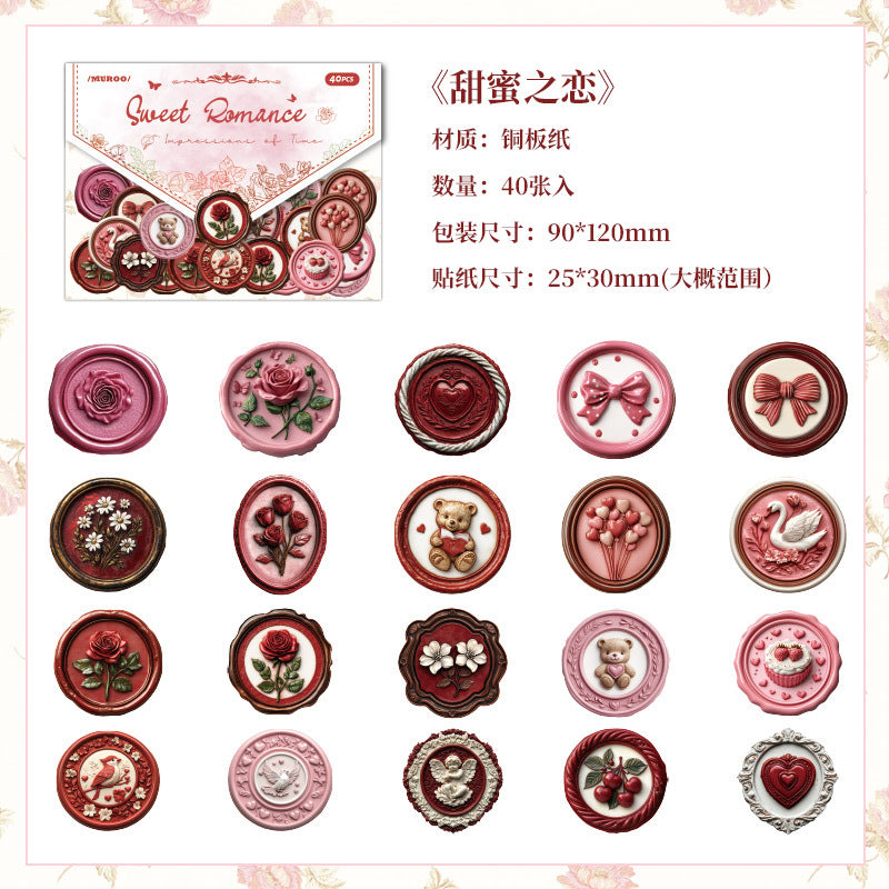 Sticker Pack – Years Mark Series, 3D Fireproof Paint Labels, 4 Options - ViktaShop