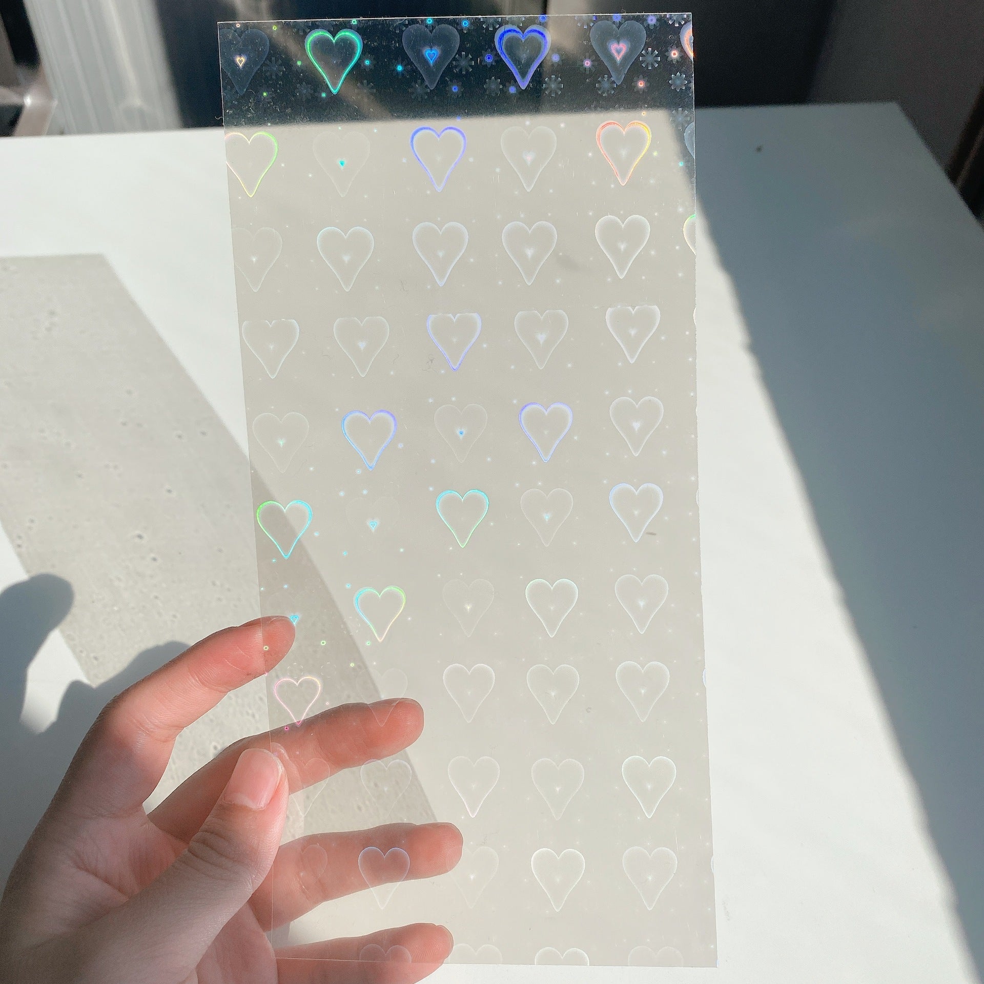 Polaroid Laser Film Stickers – Transparent Star Chasing Series - ViktaShop