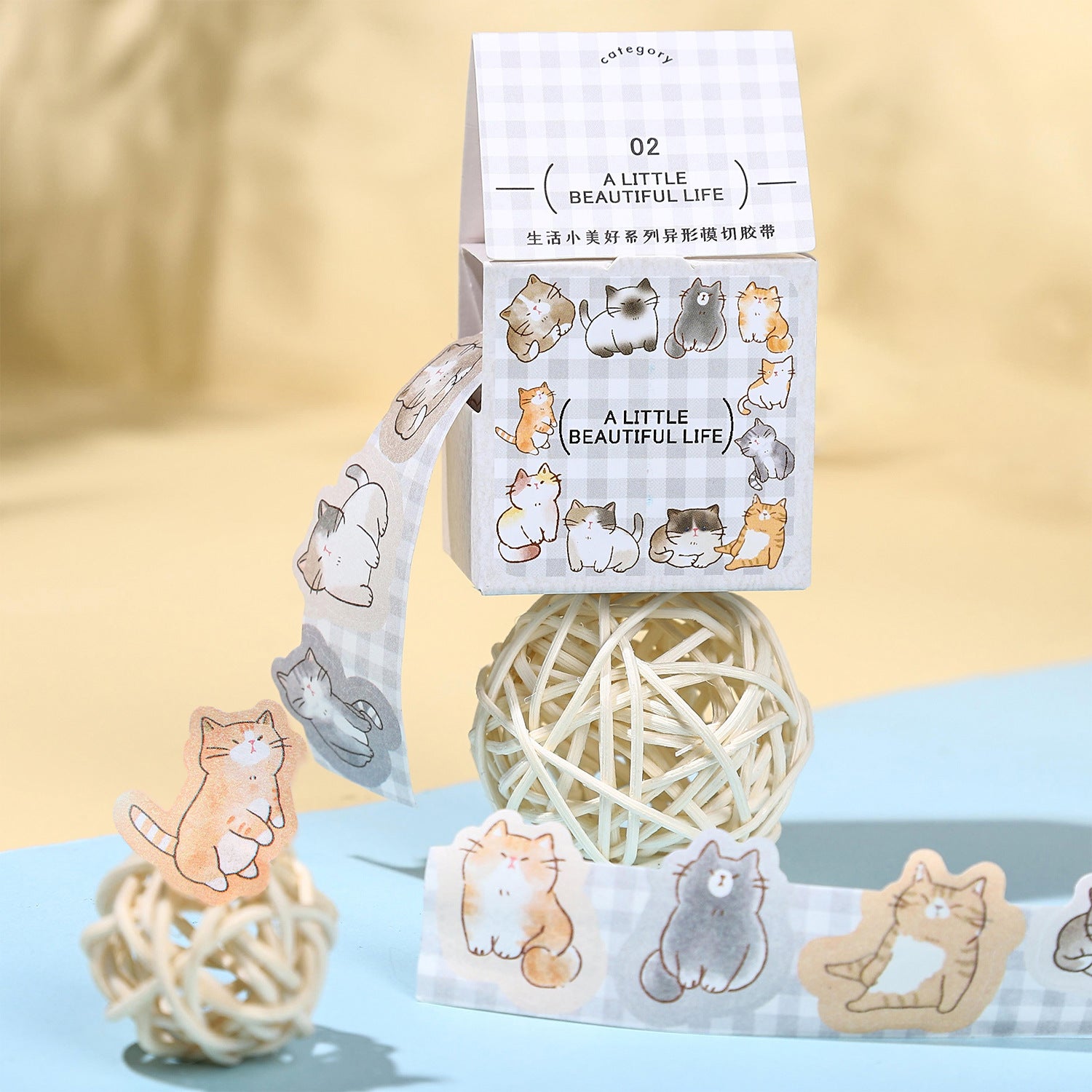 Die-cut Tape - Life Little Beauty Series, Coffee Time - 2m - ViktaShop