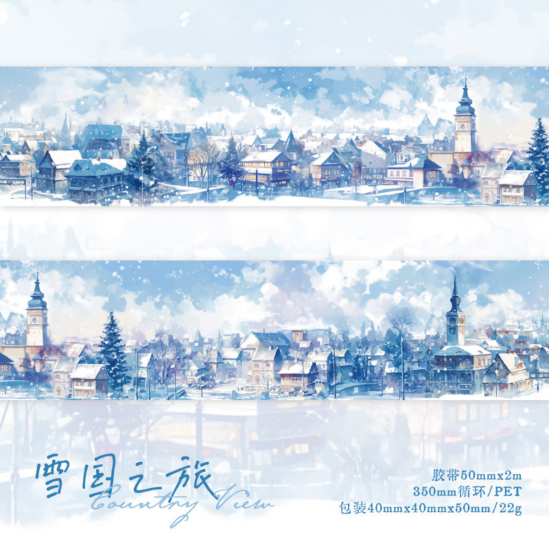 Travel Time Series – PET Tape, Travel Memory Landscape, 2m - ViktaShop