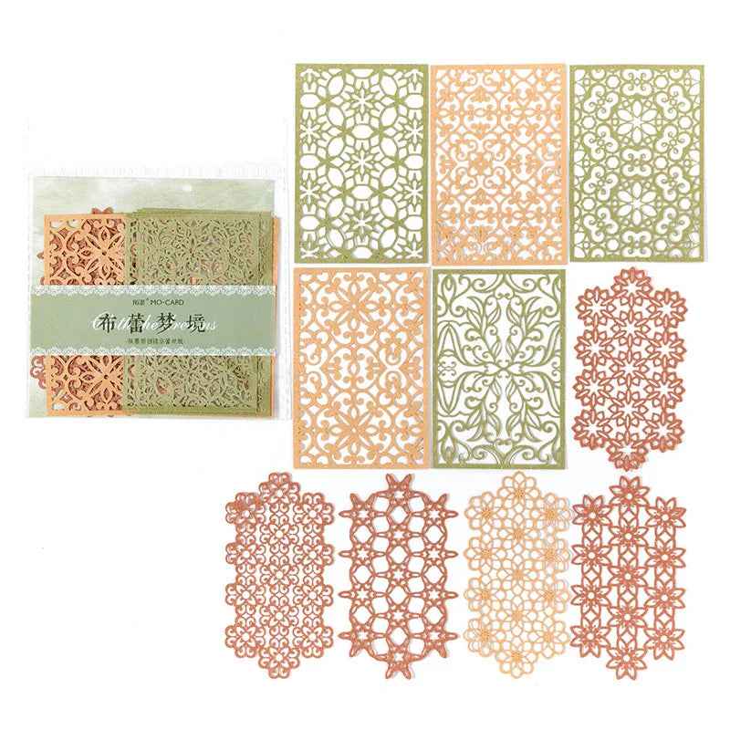 Vintage Material Paper – Retro Scrapbooking and Collage Paper Sheets