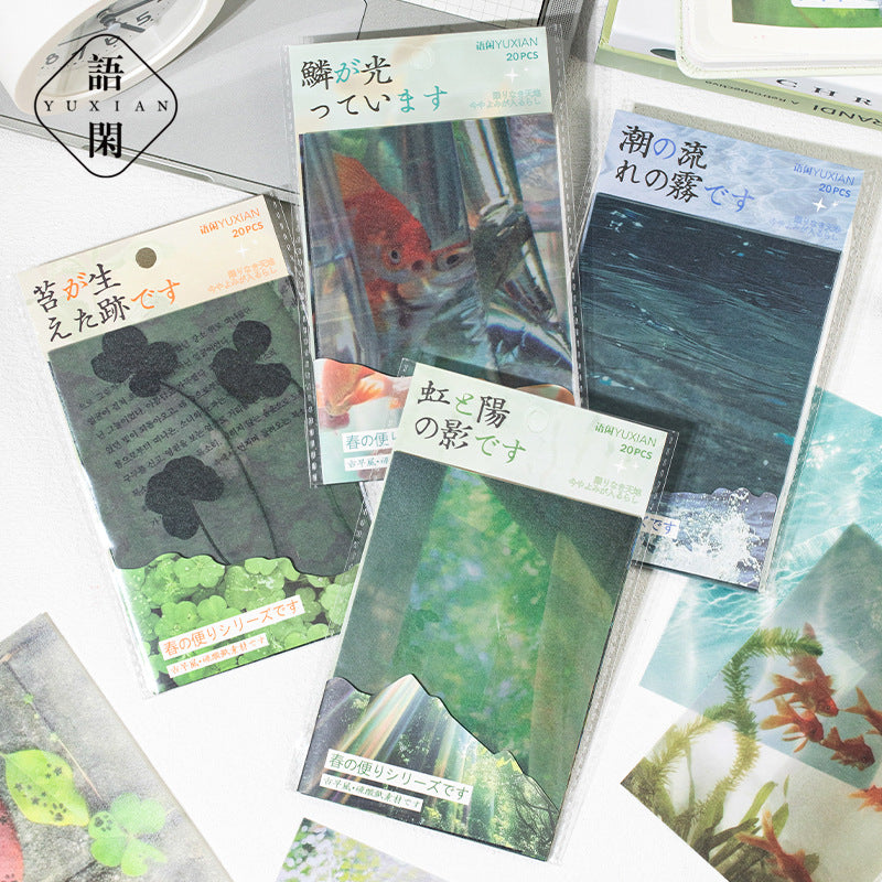 Spring tide paper 10 psc