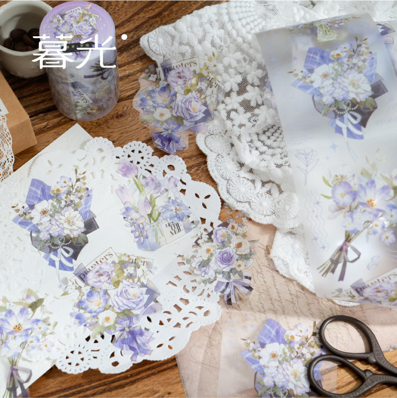 Twilight PET Stickers – Message & Flower Poem Series, 4 Options - ViktaShop