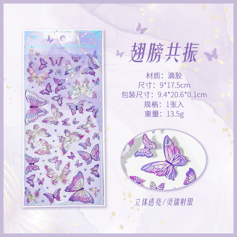 Brilliant Butterfly Series Stickers - ViktaShop