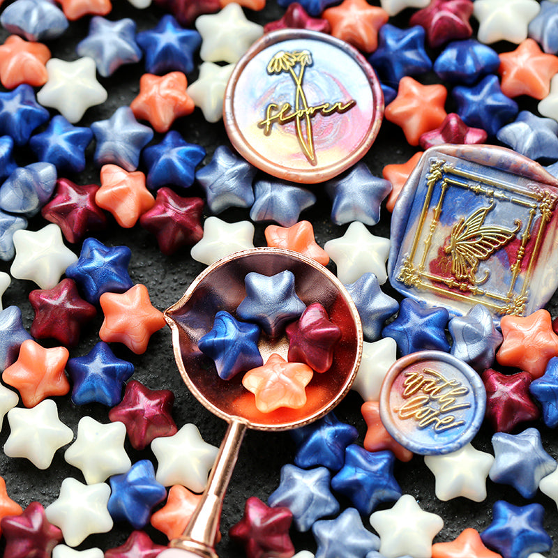 Macaron Color Star Spark Fire Paint Wax Granules Set - ViktaShop