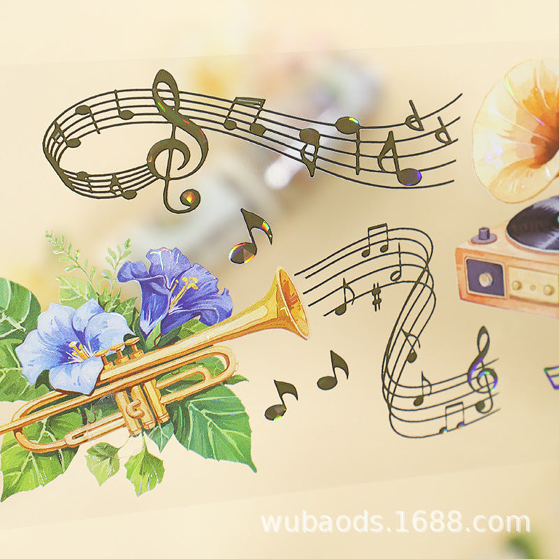 Animal PET Tape Set - Landscape Character Stickers, 2m - ViktaShop