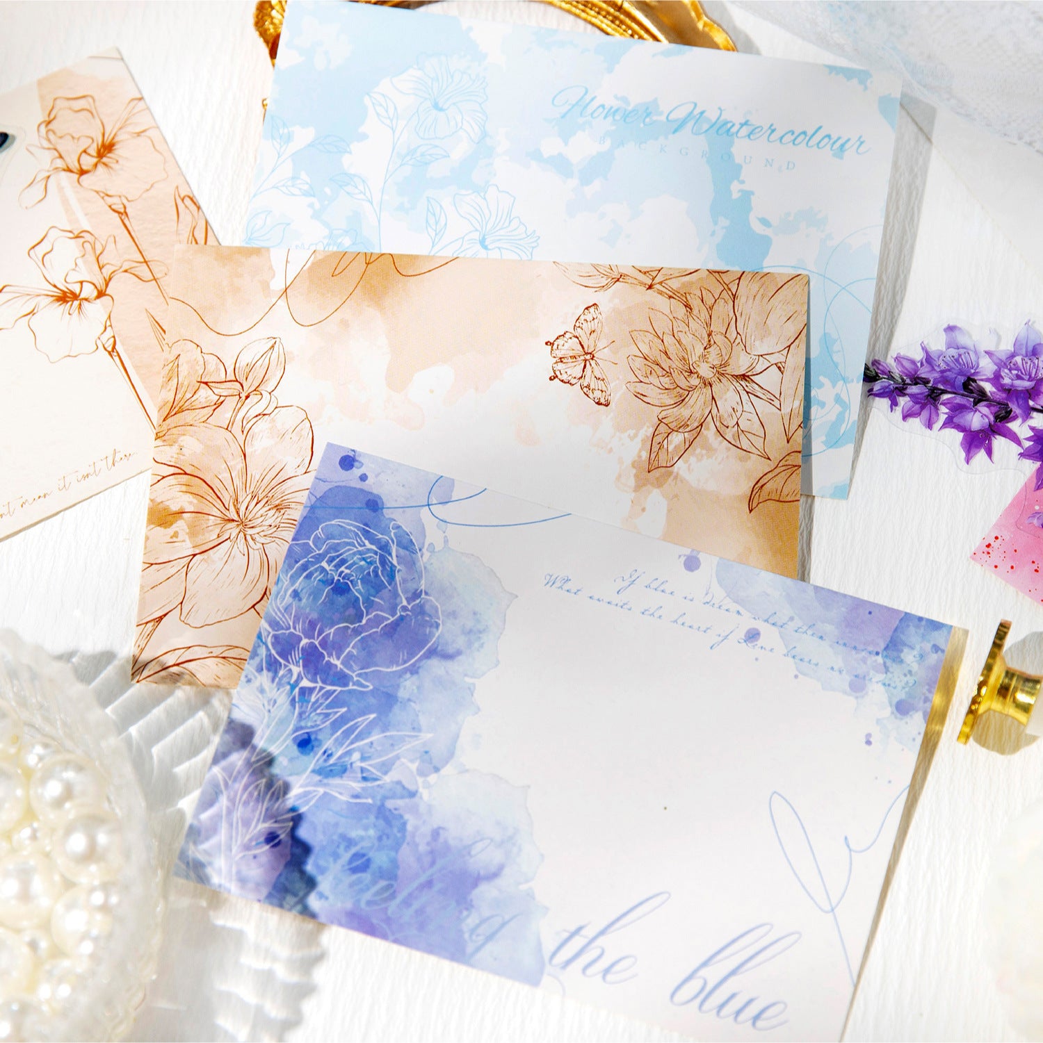 Material Bag - When Flowers Bloom Series, 30 Pcs - ViktaShop