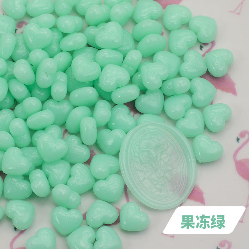 Colorful Heart-Shaped Fire Paint Wax Grain - ViktaShop