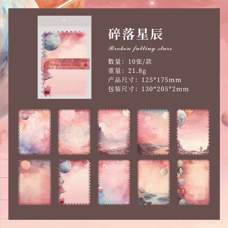 Fantasy Adventure Hollow Border Material Paper – Retro Style Letter Base Paper - ViktaShop