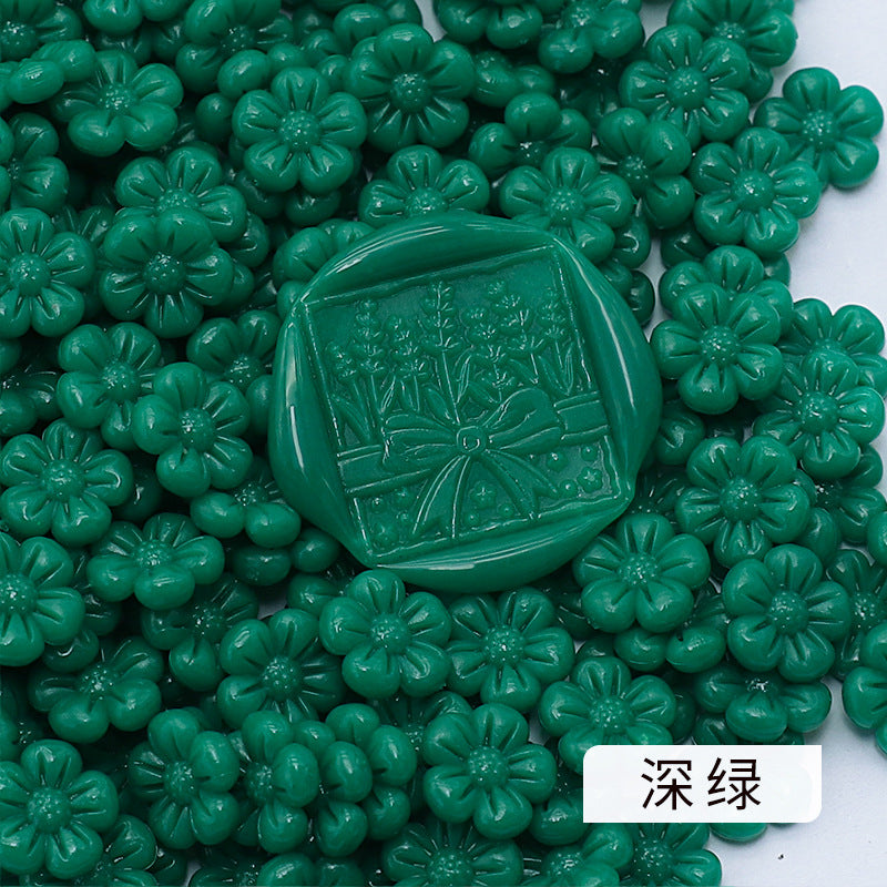 Flower-Shaped Fire Paint Wax Grain Seal - ViktaShop