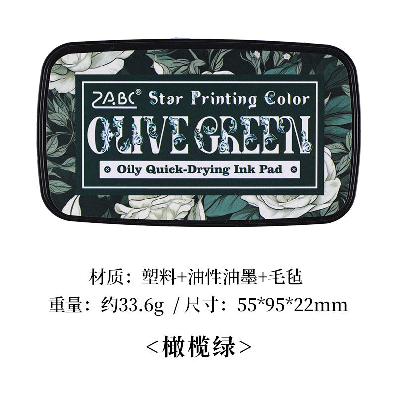 16-Color Star Print Oil Ink Pad - Retro Seal for Hand Accounts - ViktaShop