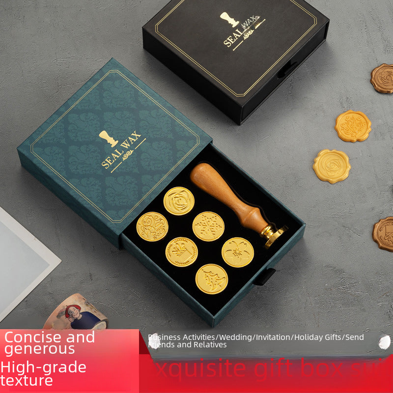 Firecracker Seal Set – Retro Style DIY Gift & Logo Stamp - ViktaShop