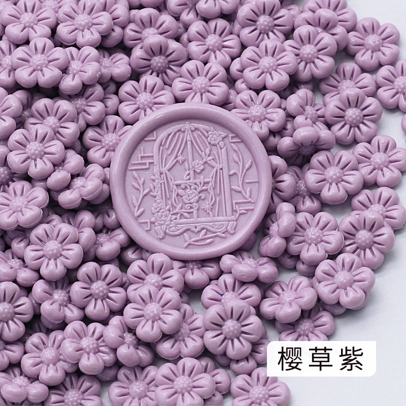 Flower-Shaped Fire Paint Wax Grain Seal - ViktaShop