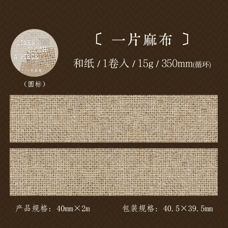 Cloth Pattern Tape – Seamless Cloth Pattern, Retro Decorative Tape, 3.5m - ViktaShop