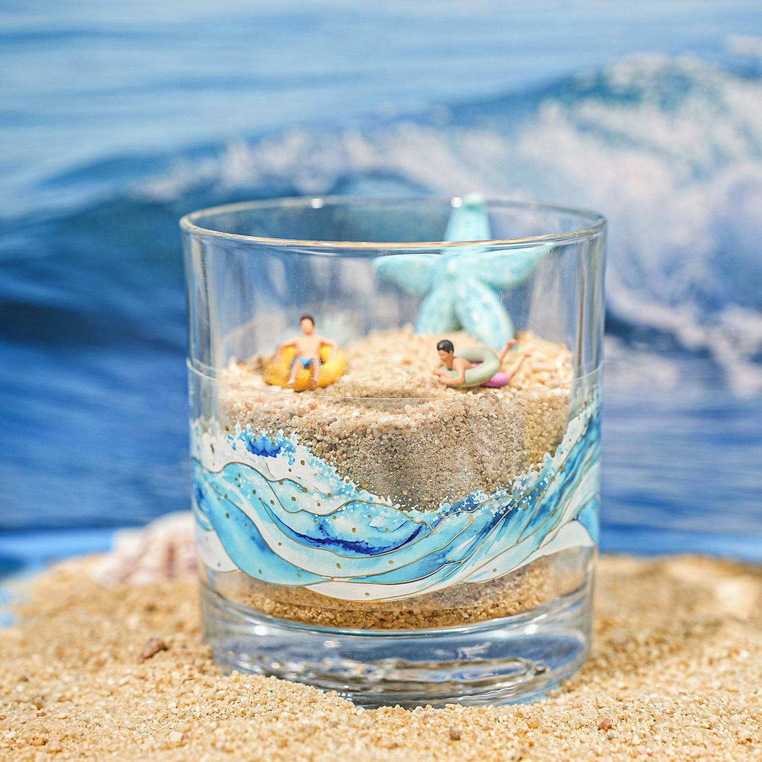 PET Tape - Wave Theme, Handbook DIY Decoration, 350mm - ViktaShop