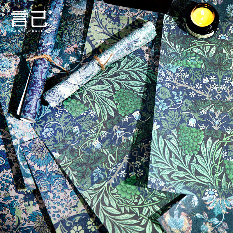 Baroque Relics Material Paper - 15 Pcs - ViktaShop