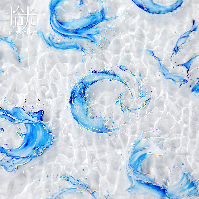 Natural Water Series PET Stickers - 20 Pcs - ViktaShop