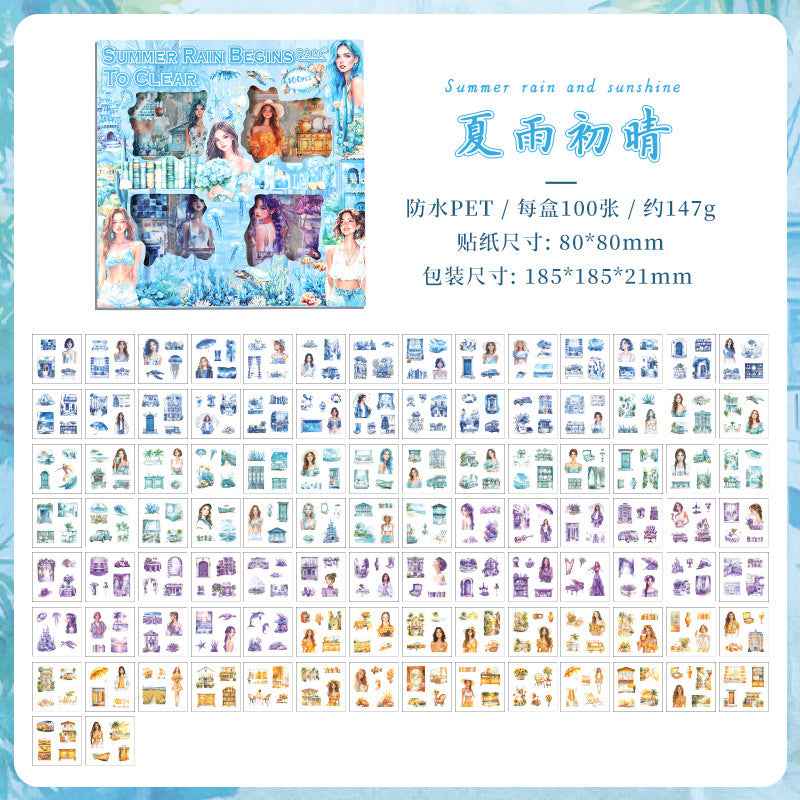Four Seasons Box Set PET Stickers – 100 pcs