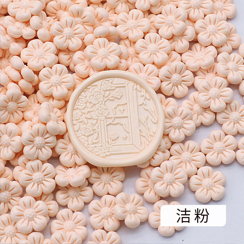 Flower-Shaped Fire Paint Wax Grain Seal - ViktaShop