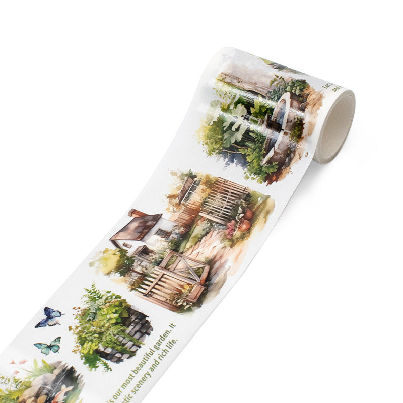 Dream Magic Cottage PET Tape – Castle & Landscape Collage - 2m - ViktaShop