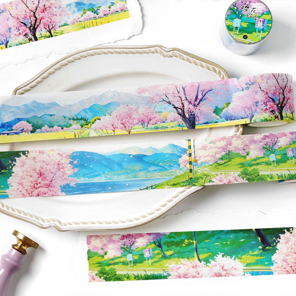 Washi Tape - Spring Breeze Series, 2m - ViktaShop