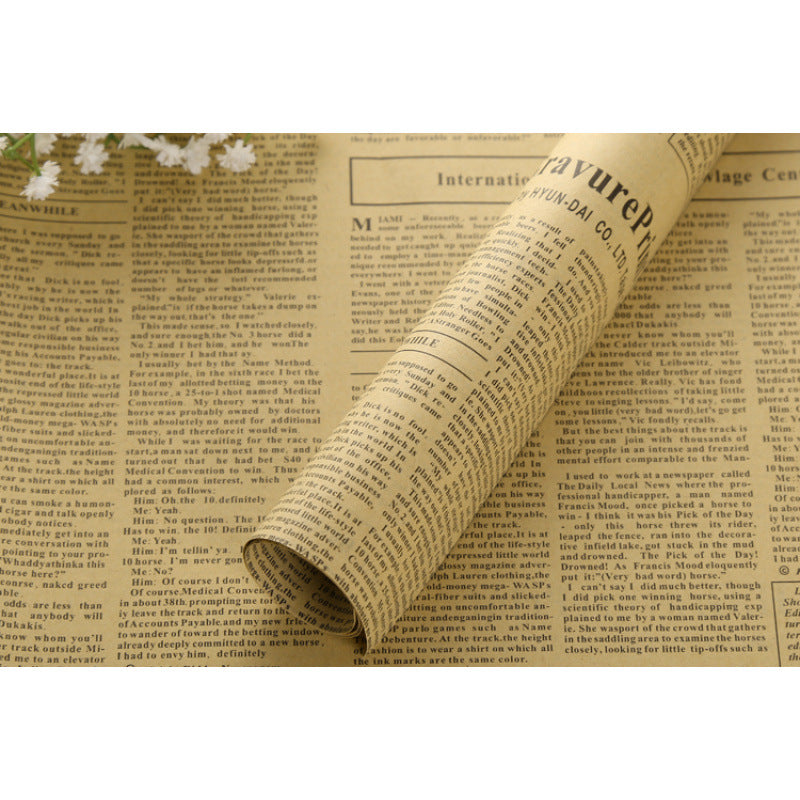 Retro Old Paper Scrapbooking Wall Stickers – Nostalgic Newspaper & Book Decoration, 12 Options - ViktaShop