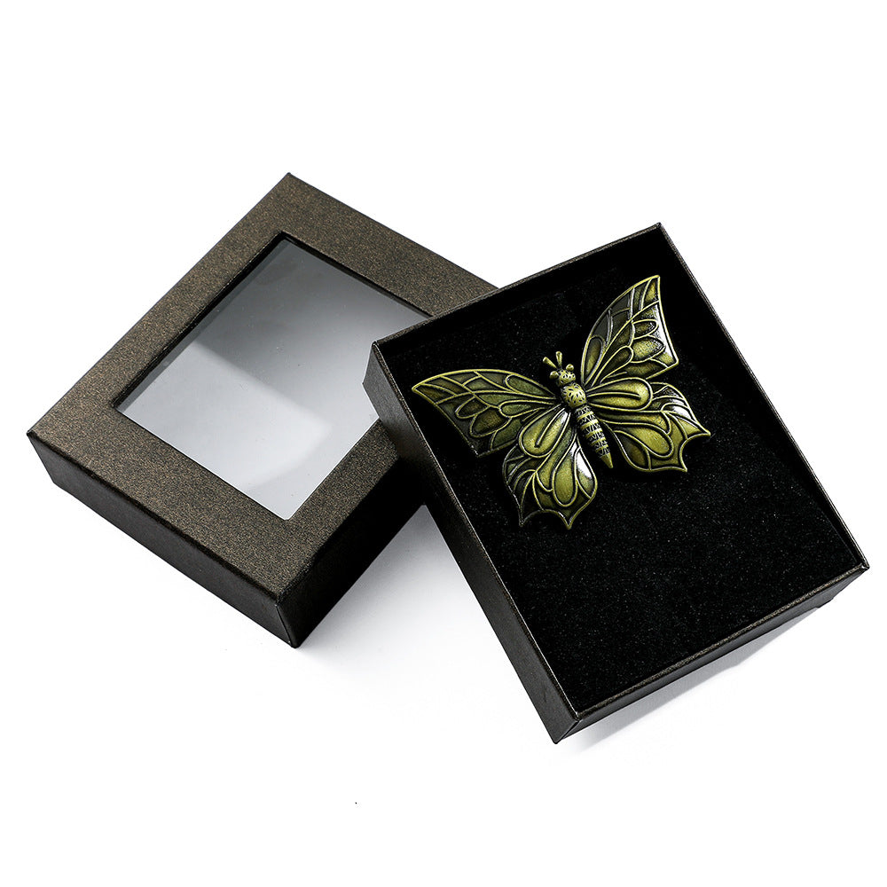 Vintage Metal Butterfly Bookmark – Bronze Page Clip - ViktaShop