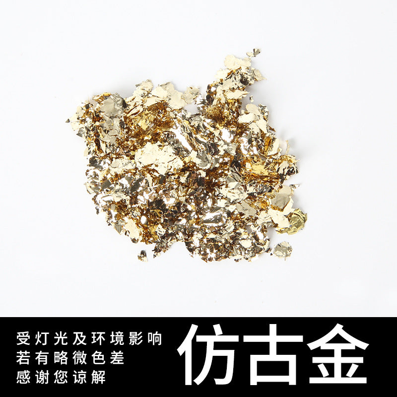 Broken Gold & Silver Foil – DIY Scrapbooking Copper Foil Decoration - ViktaShop