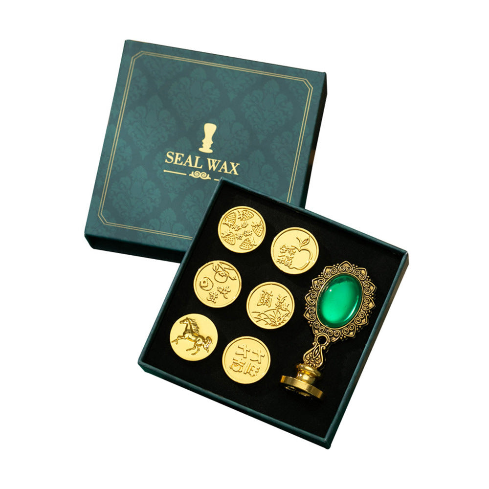 Retro Fire Paint Seal Gift Box Set – Full Artistic Wax Seal Kit, Wholesale - ViktaShop