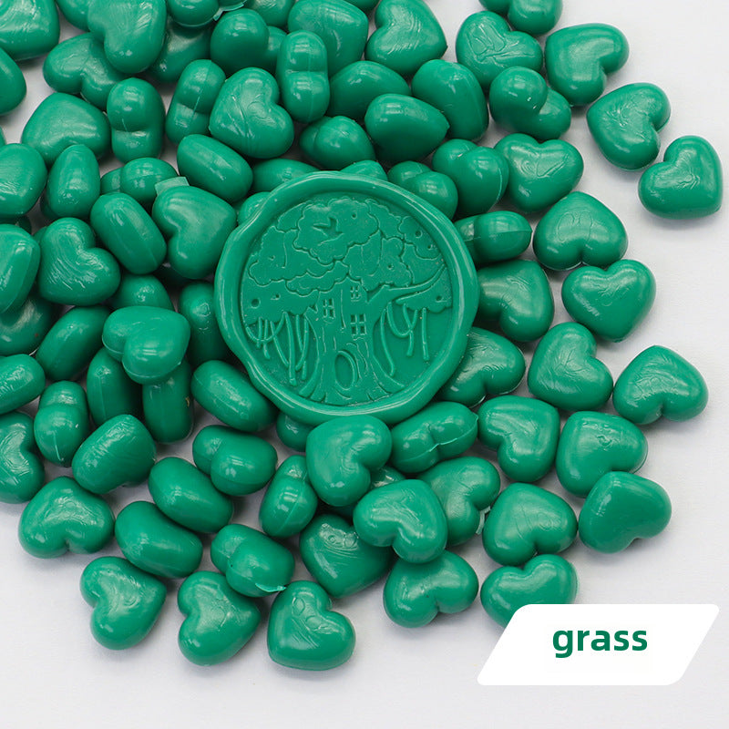 Colorful Heart-Shaped Fire Paint Wax Grain - ViktaShop