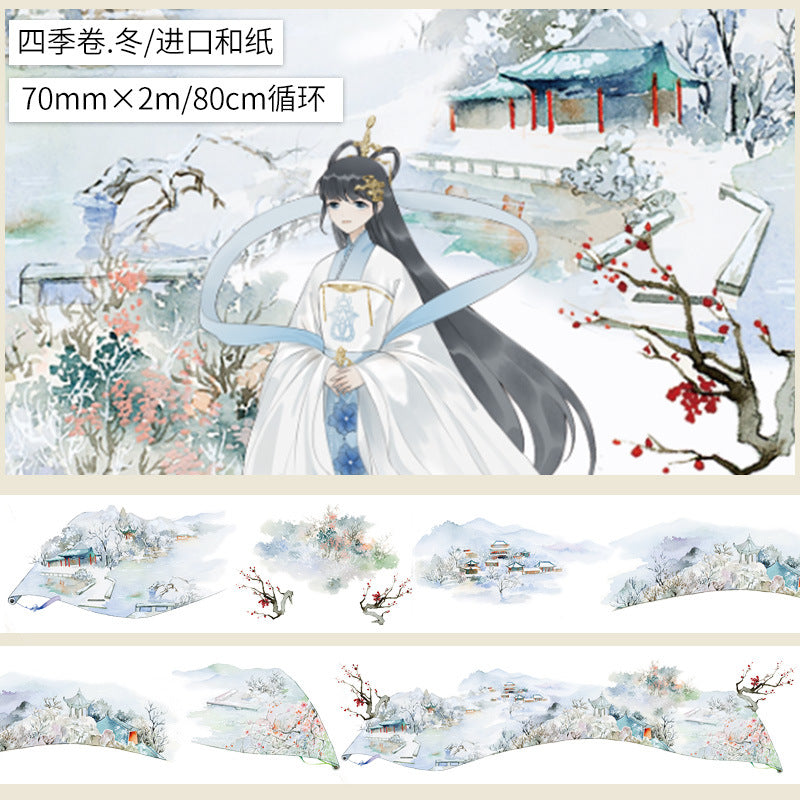 Antique Landscape Building Tape - Special Oil & Paper - 2m - ViktaShop