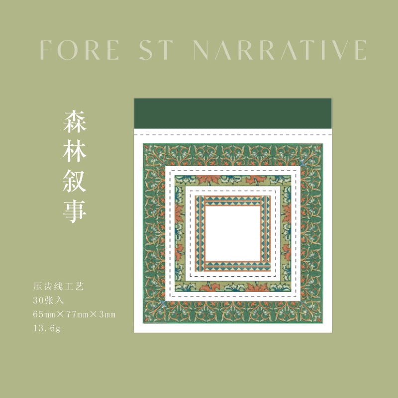 Hollow Notepad - Flower Story Series, 6 Options - ViktaShop