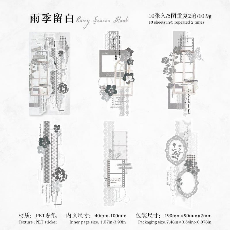 Love Intertwined Series PET stickers - 10 Sheets - ViktaShop