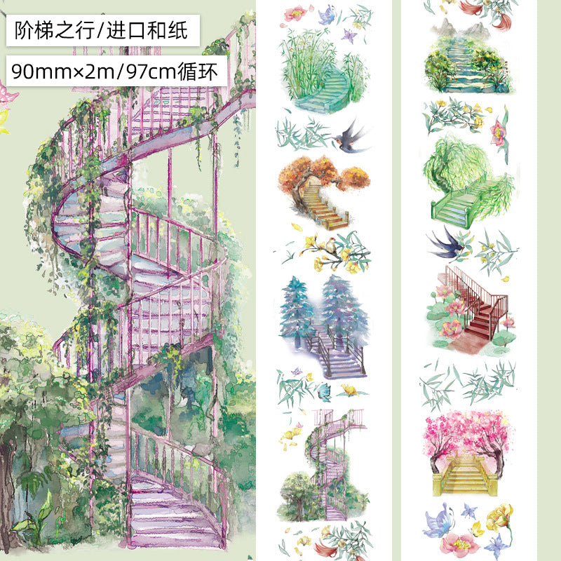 Antique Landscape Building Tape - Special Oil & Paper - 2m - ViktaShop