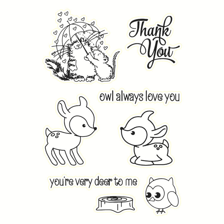 Transparent Silicone Creative Stamp – PVC DIY Seal for Journals & Crafts - ViktaShop