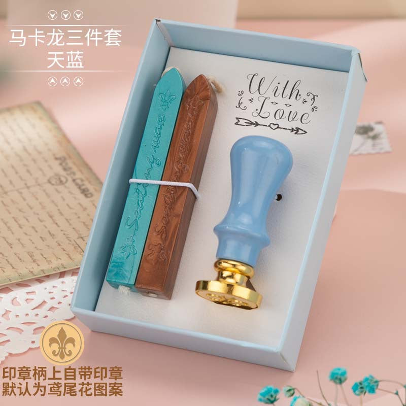 Cherry Blossom Fire Paint Seal Set – Complete Wax Seal Kit for Invitations & DIY - ViktaShop