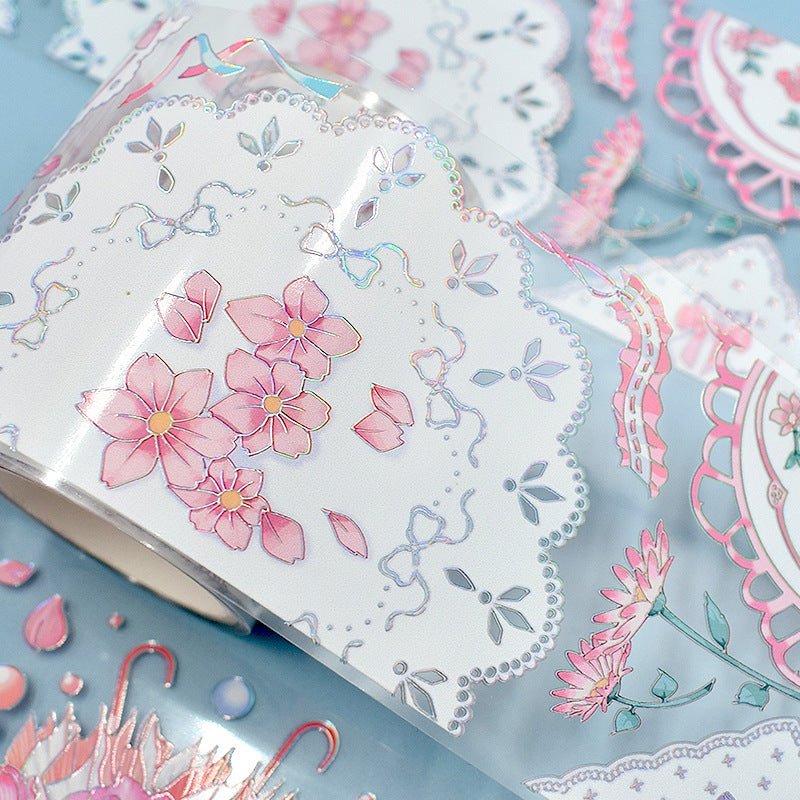 Flower Decoration – Creative Handmade Rose PET Tape - 2m - ViktaShop