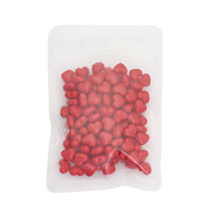 Colorful Heart-Shaped Fire Paint Wax Grain - ViktaShop