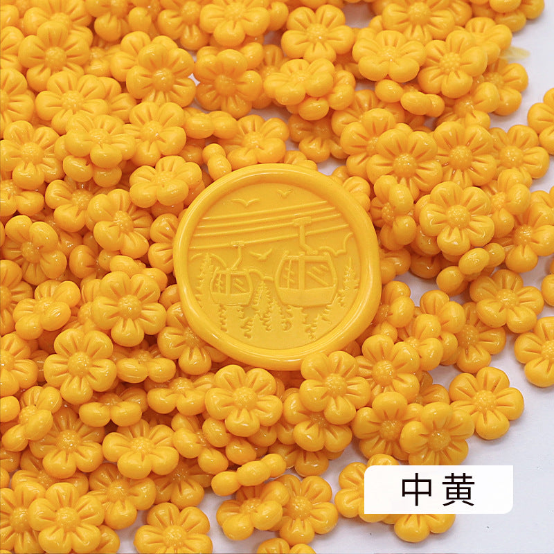 Flower-Shaped Fire Paint Wax Grain Seal - ViktaShop