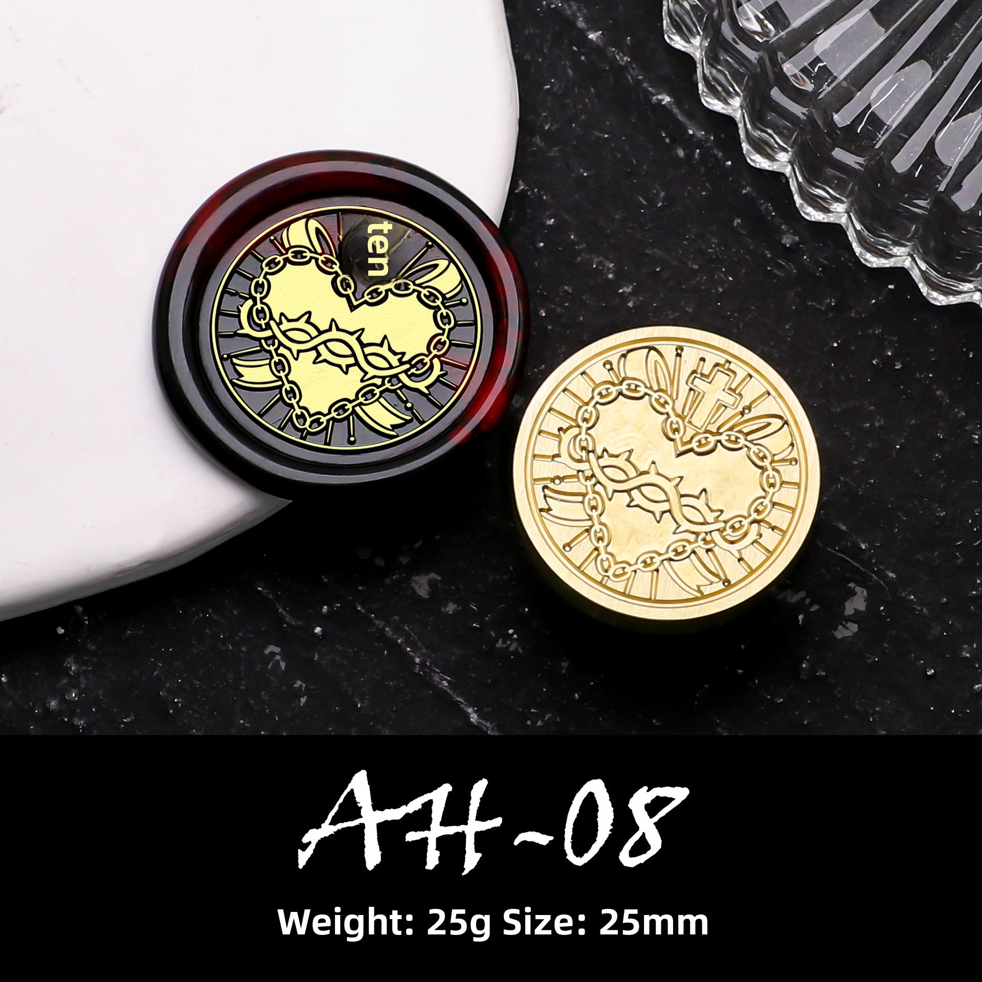 European Color Dark Series Fire Paint Wax Seal Collection - ViktaShop