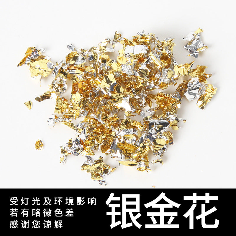 Broken Gold & Silver Foil – DIY Scrapbooking Copper Foil Decoration - ViktaShop