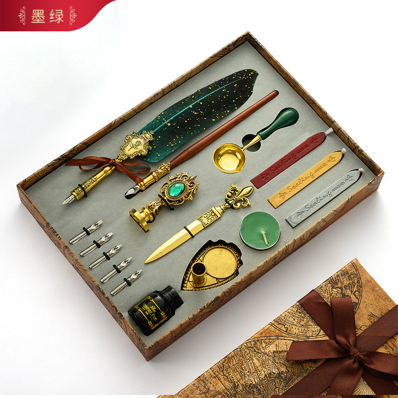 Plaid Fire Paint Seal Head – DIY Novice Retro Constellation Christmas Seal Accessory - ViktaShop