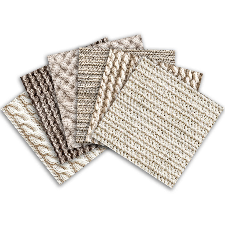 Natural Brown DIY Background Pattern Paper - 24 Sheets - ViktaShop