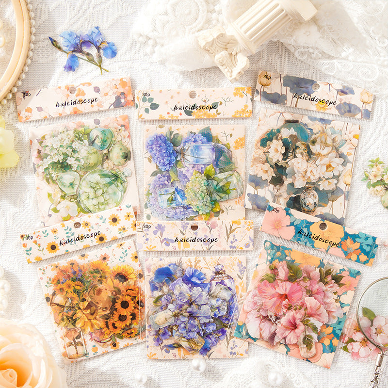 PET Sticker Pack, Kaleidoscope Series, 6 Options - ViktaShop