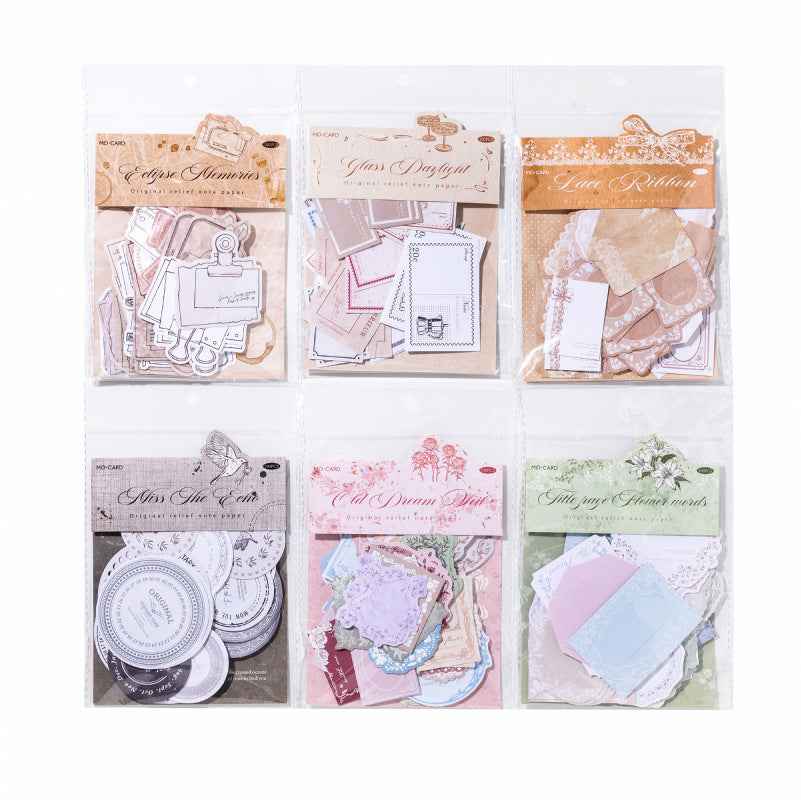 Paper Relief Embossed Note Material Package