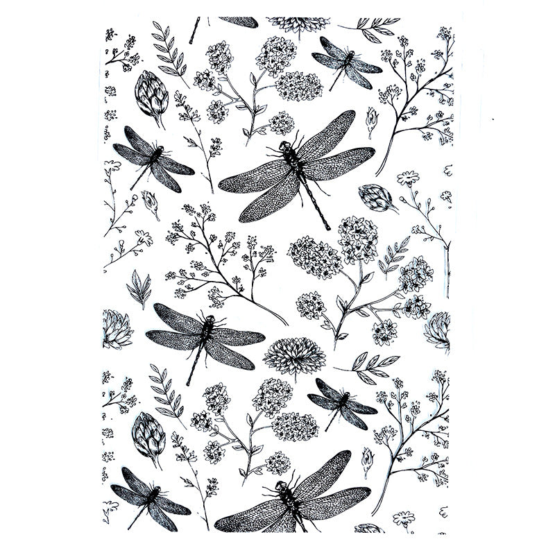 Wall Pattern Transparent Silicone Stamp – Background Shading, 9 Options - ViktaShop